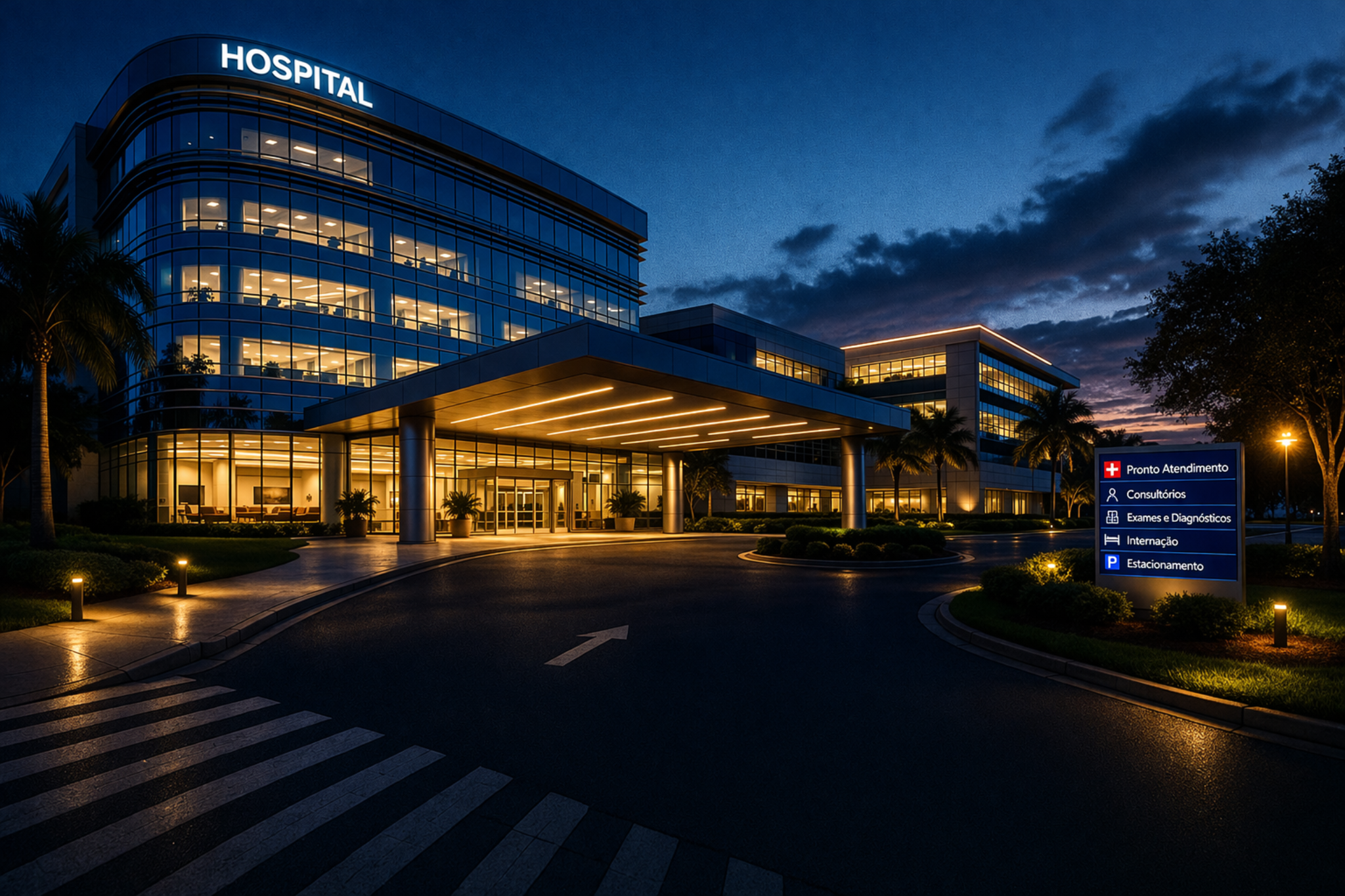 Hospital premium iluminado